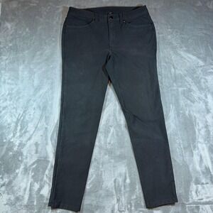 Lululemon Pants Mens 32 x 31 Black Utitlitech Canvas Stretch Casual Chino
